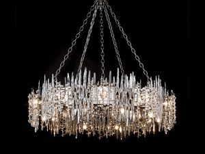 Dining Room - Lobmeyr Fingers chandelier